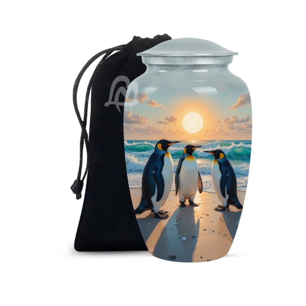 Funeral Pot & Cremation Jar, Cremated Human Ash Remains Storage.