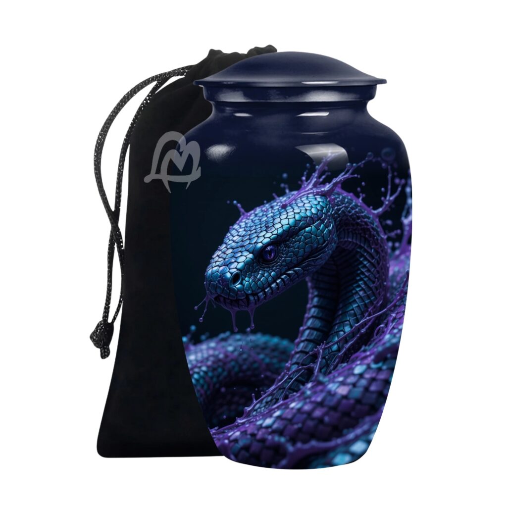 Snake Cremation Urns for Human Ashes, Urns for Adult Male & Female