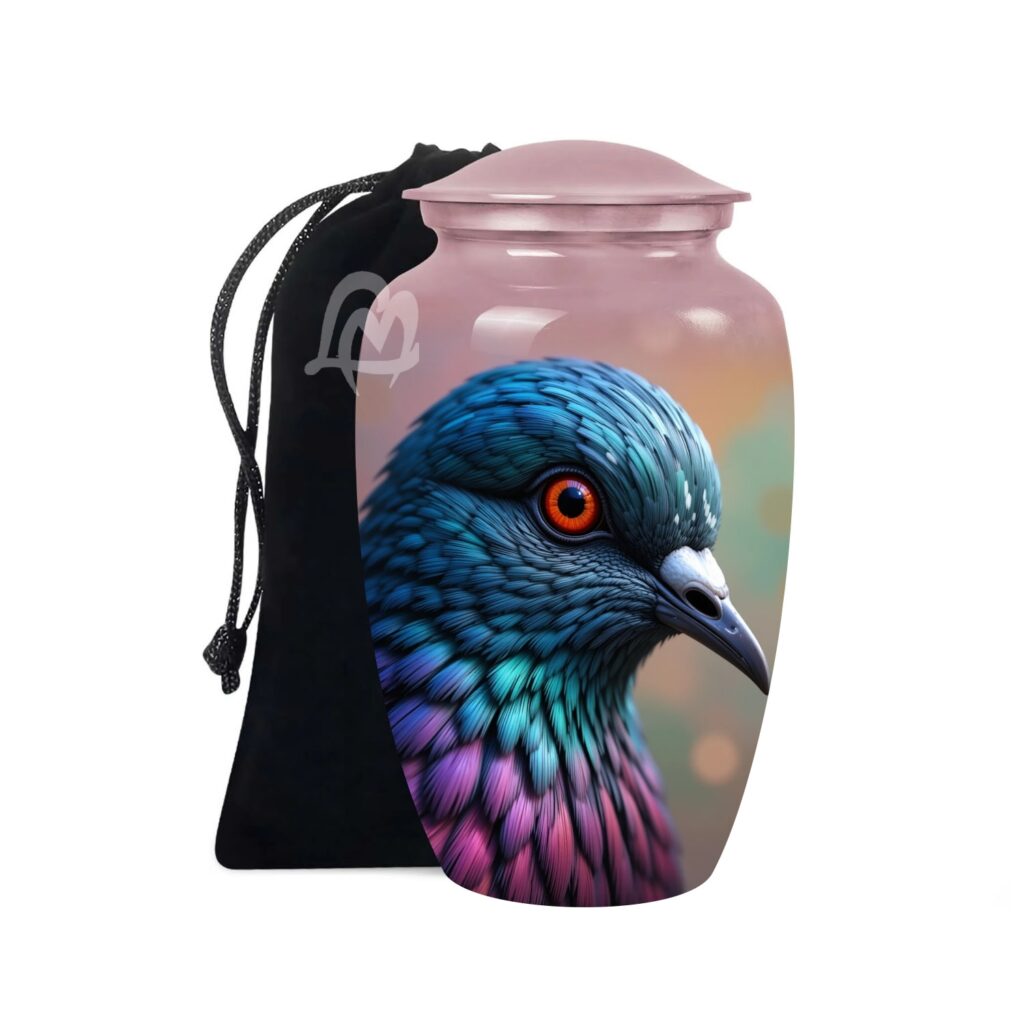 Memorial Urns for Mom and Dad 10 Inch & 200 Cubic Inches - A Loving Tribute to Honor His Life.